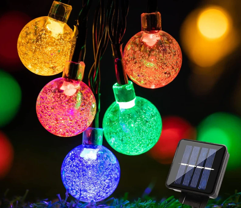 LED lempučių girlianda sodui