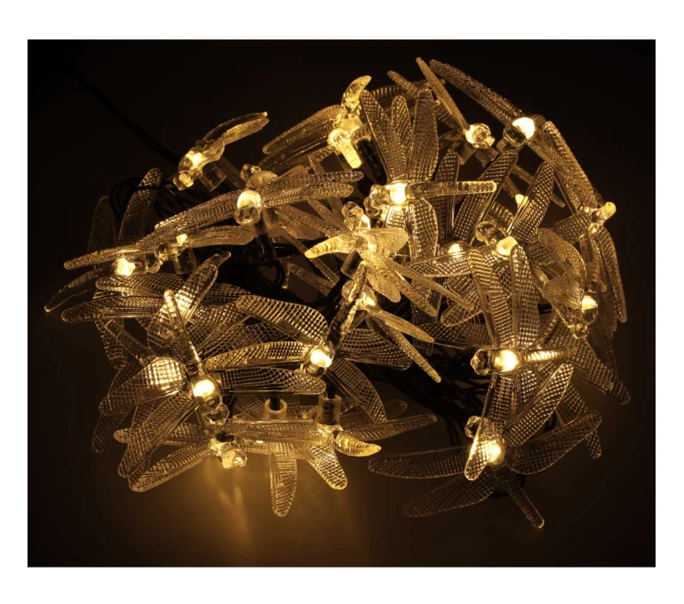 LED lempučių girlianda sodui Laumžirgiai, 6,5m