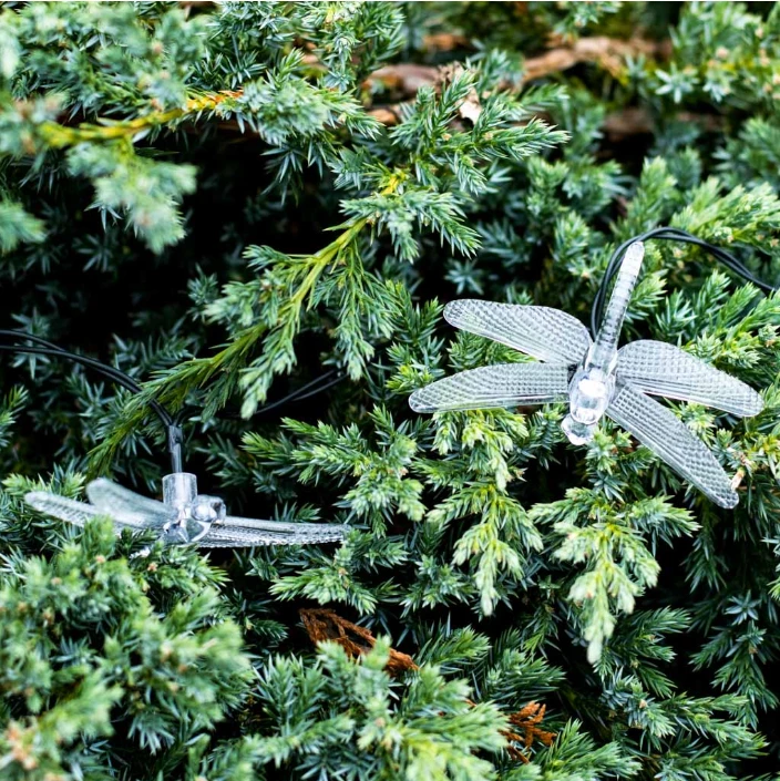 LED lempučių girlianda sodui Laumžirgiai, 6,5m