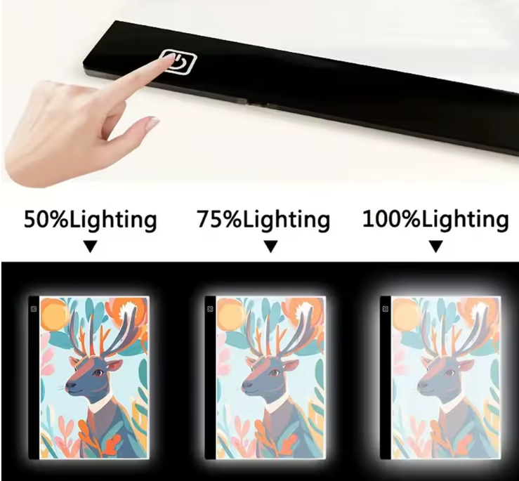 LED piešimo lenta A3