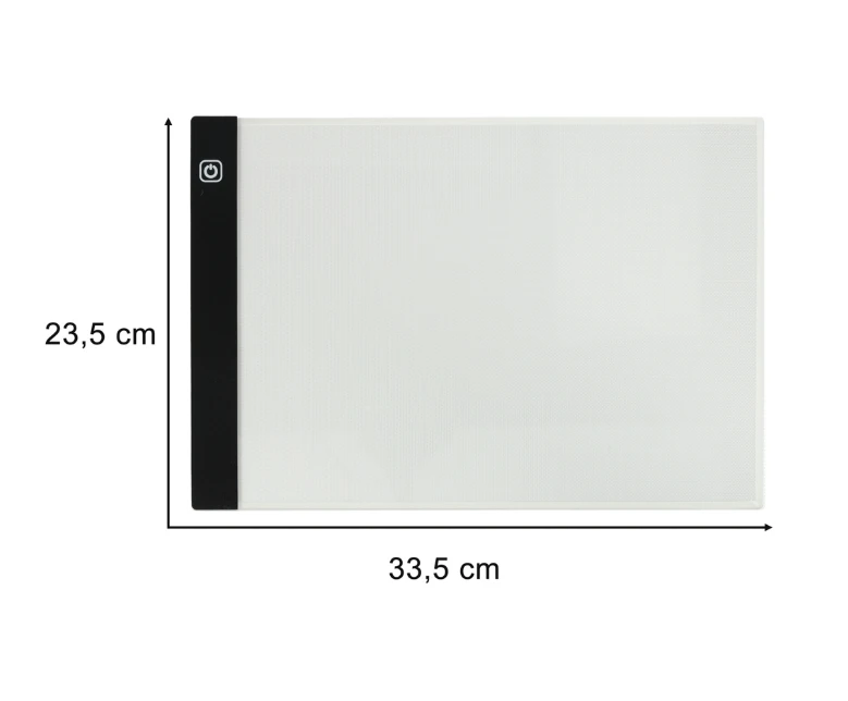 LED piešimo lenta, A4