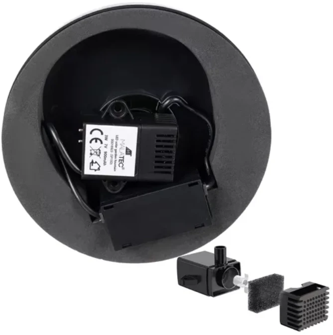 LED sodo fontanas su saulės baterija