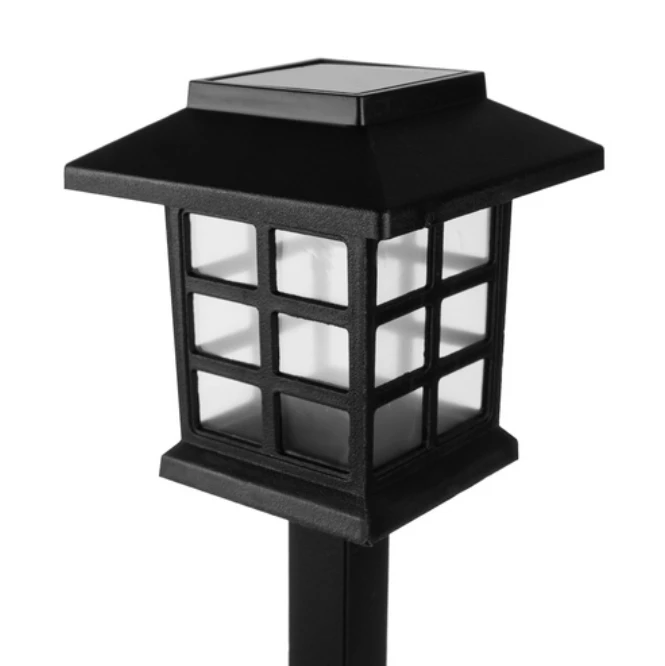 LED Sodo šviestuvai su saulės baterija, 6 vnt.