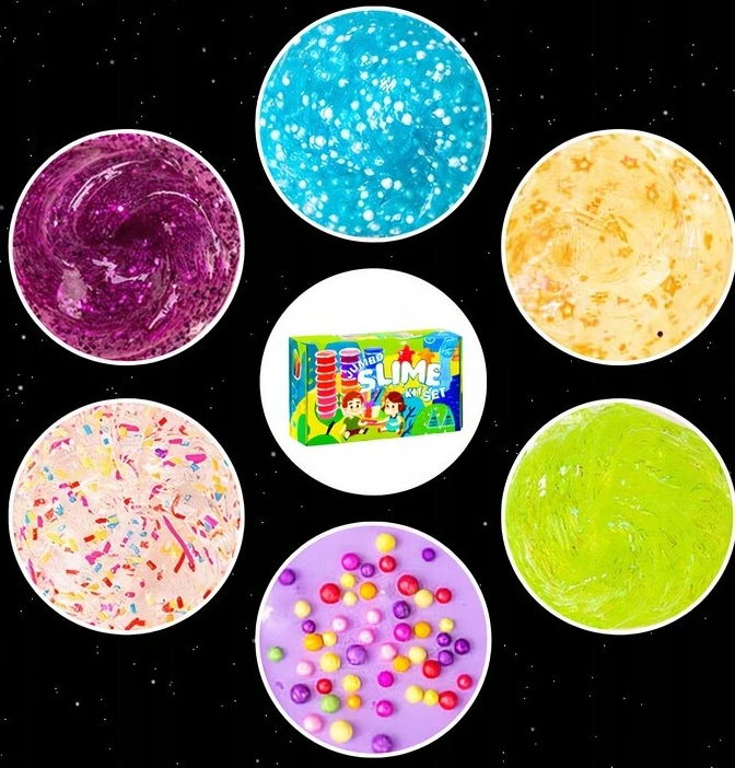 Minkomos masės Slime rinkinys, 128in1