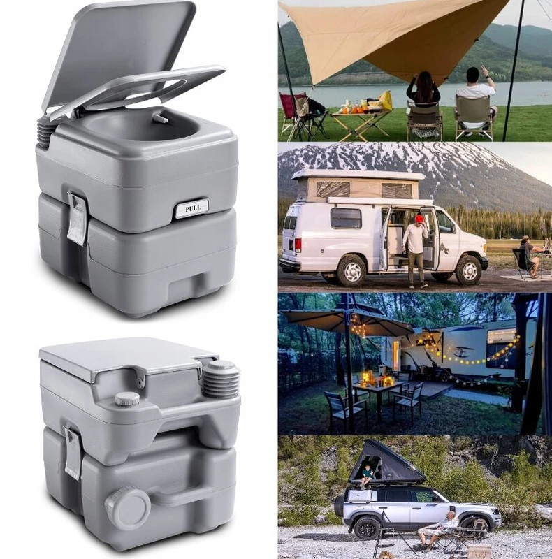 Nešiojamas turistinis tualetas, 20l