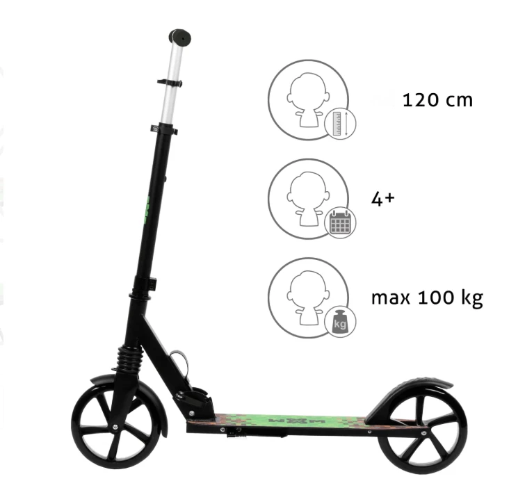 Paspirtukas Driff, žalias