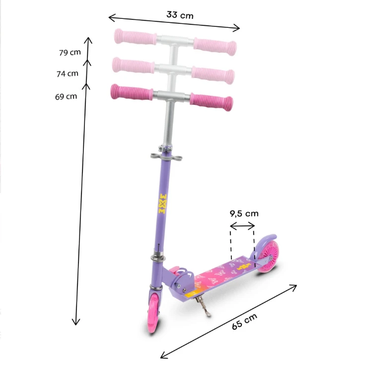 Paspirtukas Skipo, violetinis