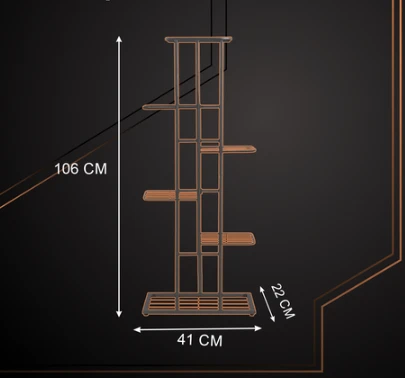 Pastatomas gėlių stovas 106 cm