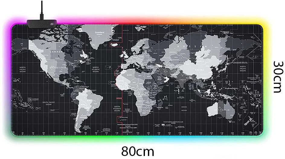 Pelės kilimėlis žaidimams su LED apšvietimu XL