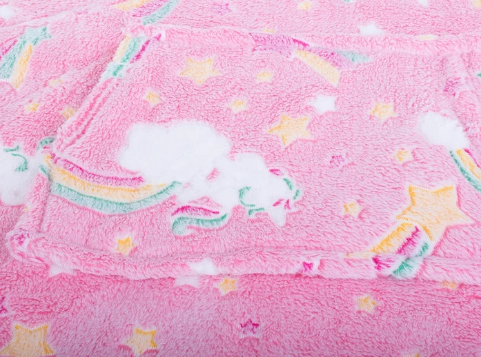 Pink Tamsoje Šviečiantis Vaikiškas Pledas - Džemperis Rožinė