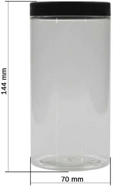 Plastikiniai indeliai maistui saugoti, 500 ml x 12vnt