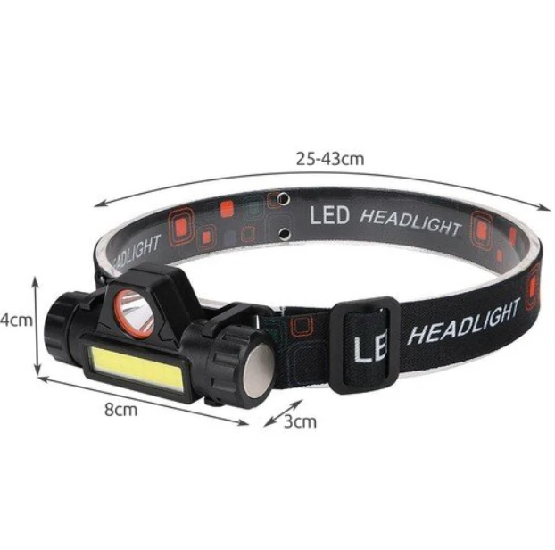 Priekinis žibintas USB LED