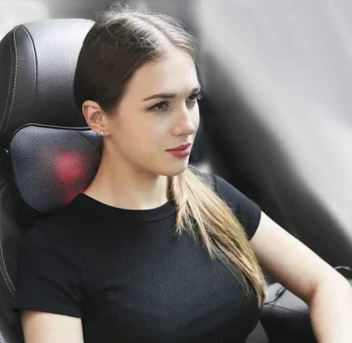 Shiatsu masažinė pagalvė kaklui ir nugarai