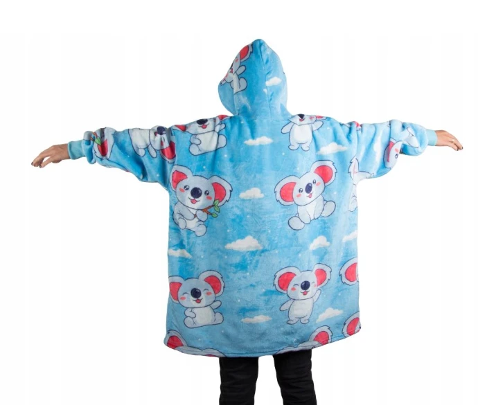 Šiltas Pledas - Džemperis "Koala 2in1" oversize, XXL