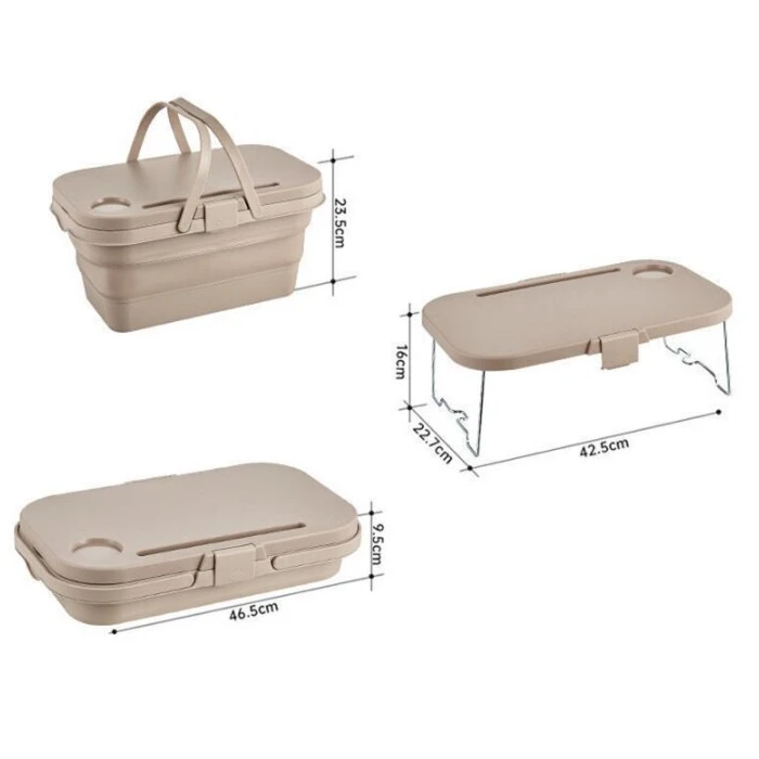 Eu Sandelis Sulankstomas pikniko krepšys - stalas 3in1