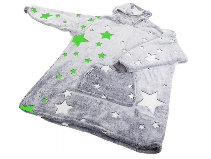 Tamsoje Šviečiantis Pledas - Džemperis Stars