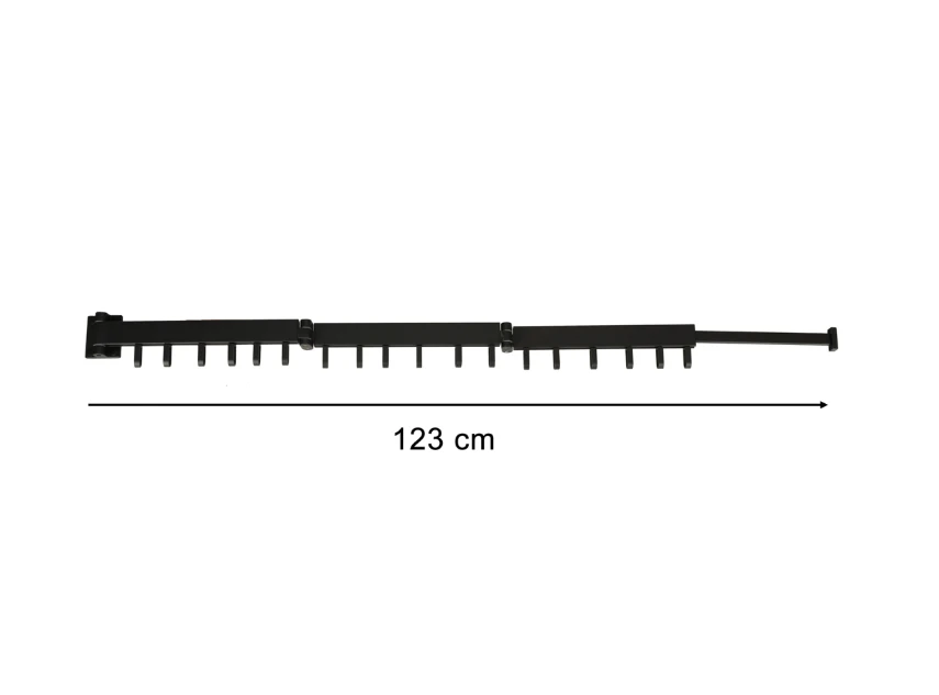 Teleskopinė drabužių pakaba, 123 cm
