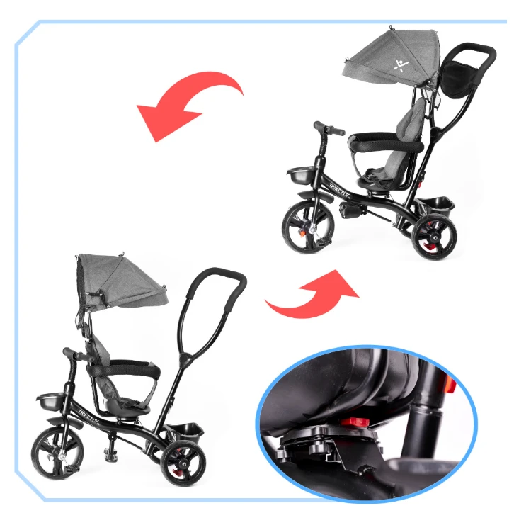 Triratukas Trike Fix Lite, pilkas