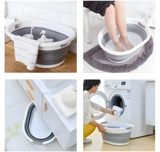 Universalus sulankstomas silikoninis dubuo, 25 L