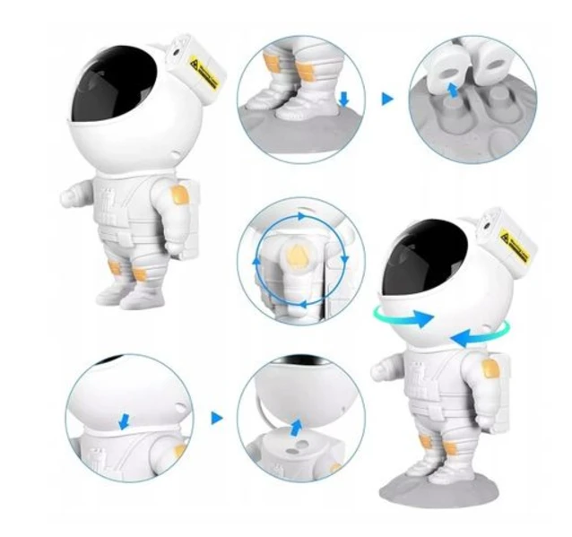 Vaikiškas projektorius Astronautas