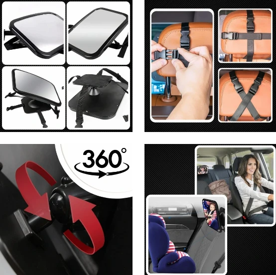 Veidrodis vaikams stebėti automobilyje