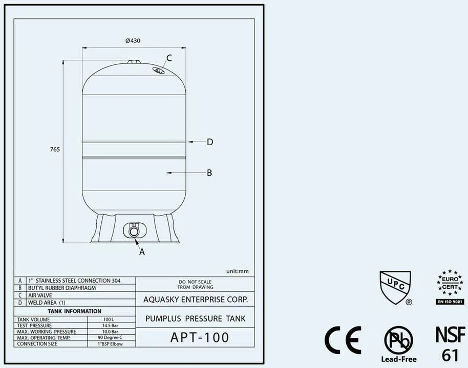 Aquasky HIDROFORAS 100V-APT