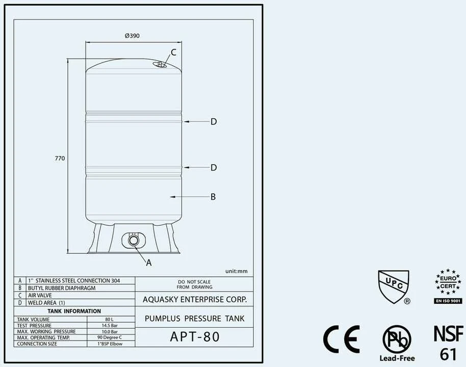 Aquasky HIDROFORAS 80V-APT