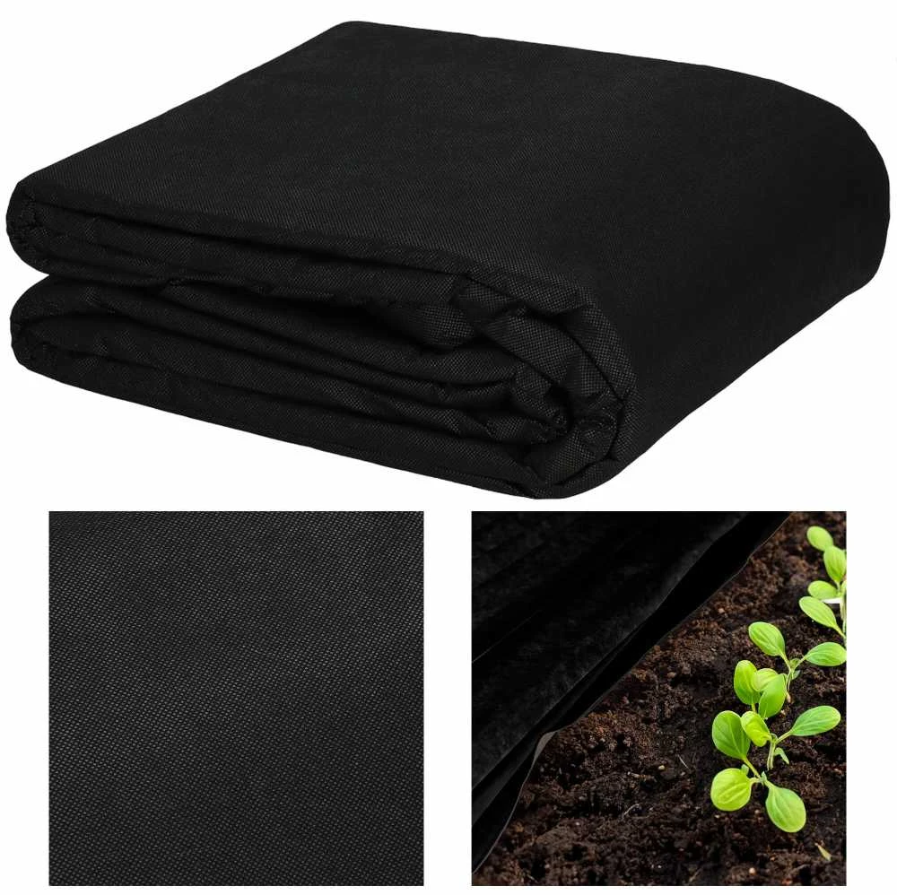 Juoda agrotekstilė nuo piktžolių, 1,6x5 m