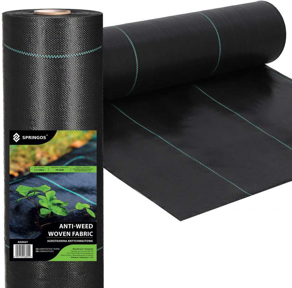 Springos Agrotekstilė nuo piktžolių 1,1x100 m
