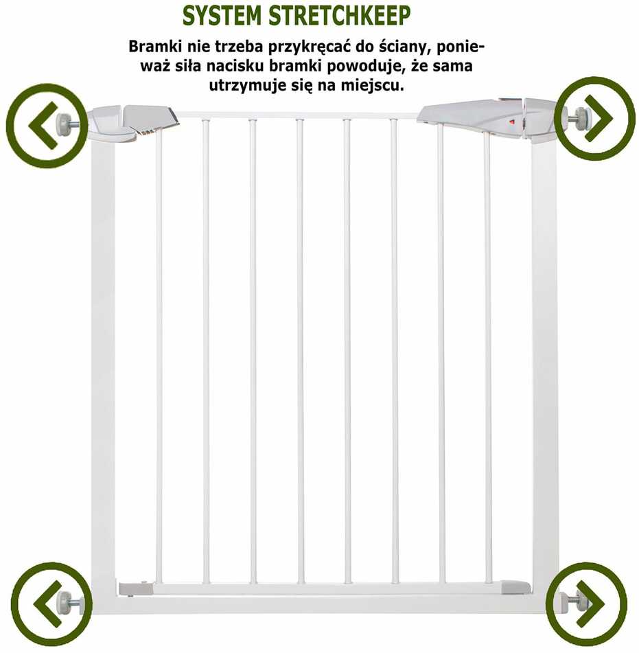 Apsauginiai vartai Springos SG00001AC 76-120 cm