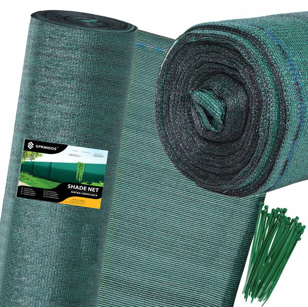 Springos Apsauginis tinklas 140g/m2 1,5x10 m žalias