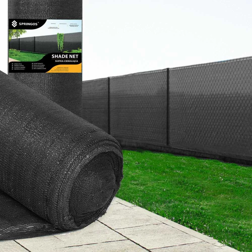 Tinklas Springos SN0050 1,5x25m 65g/m2 antracitas