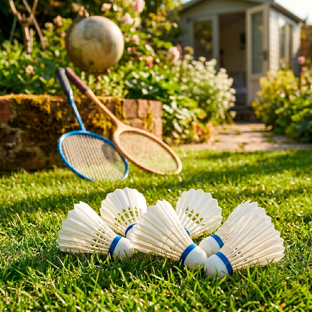 Badmintono musytės- plunksnelės Springos, 6 vnt.