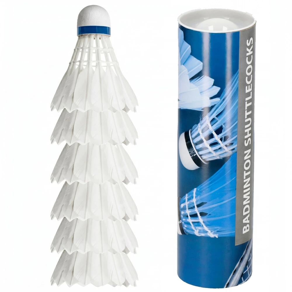 Badmintono musytės- plunksnelės Springos, 6 vnt.