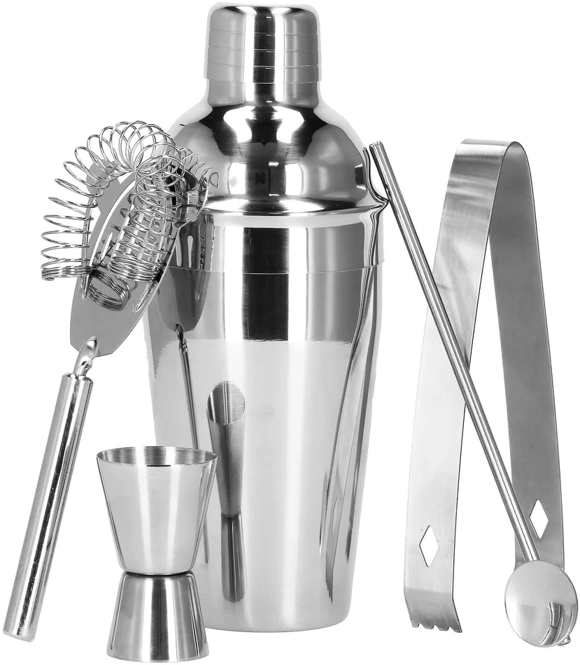 Barmeno įrankių rinkinys Springos 550 ml, 5 vnt