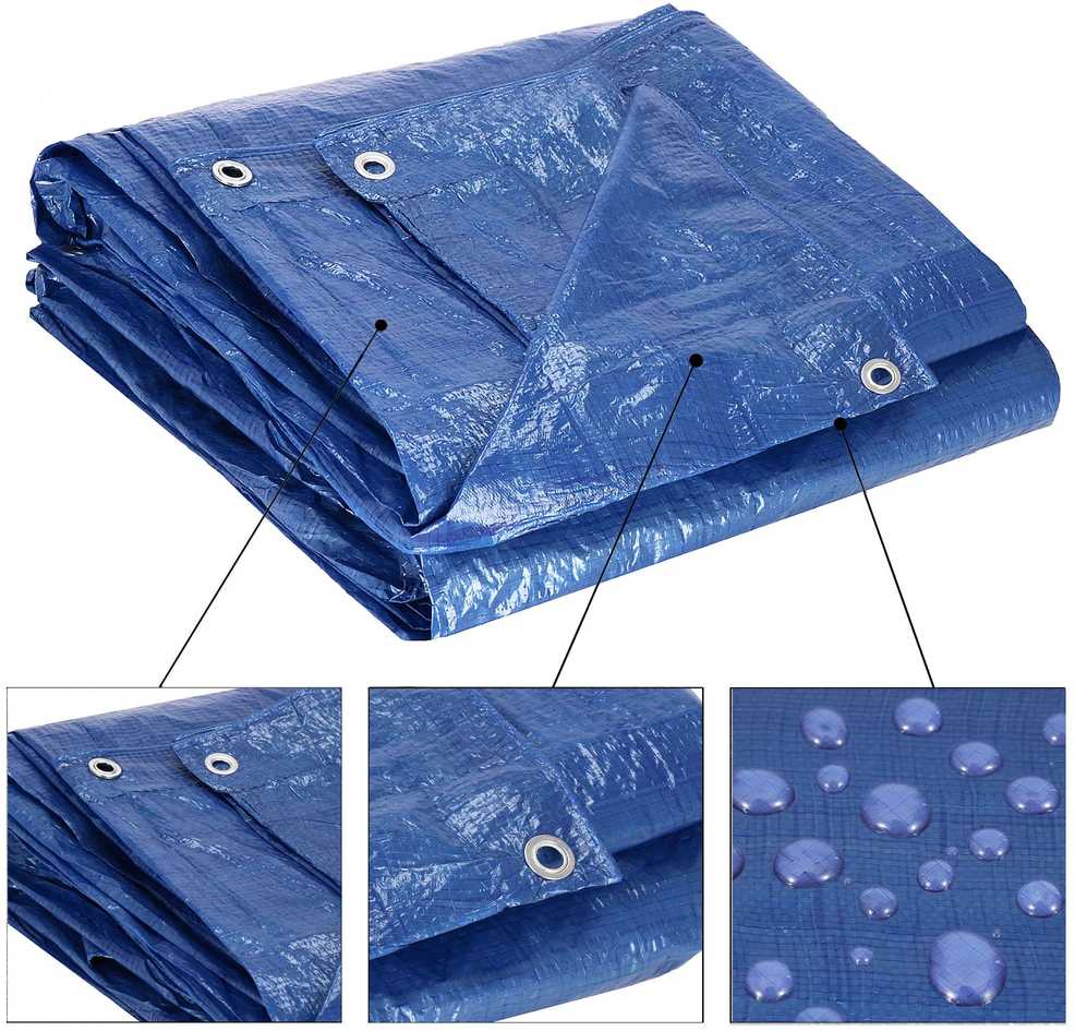 Springos GA2121 PLANDEKA 3 X 4 M mėlyna