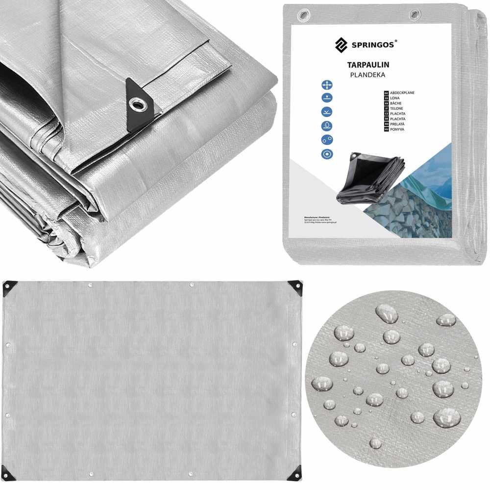 Springos Brezentas 4 × 6 m