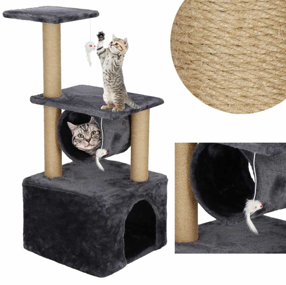 Kačių draskyklė Springos Multi-Level Cat House, 31 cm x 31 cm x 62 cm