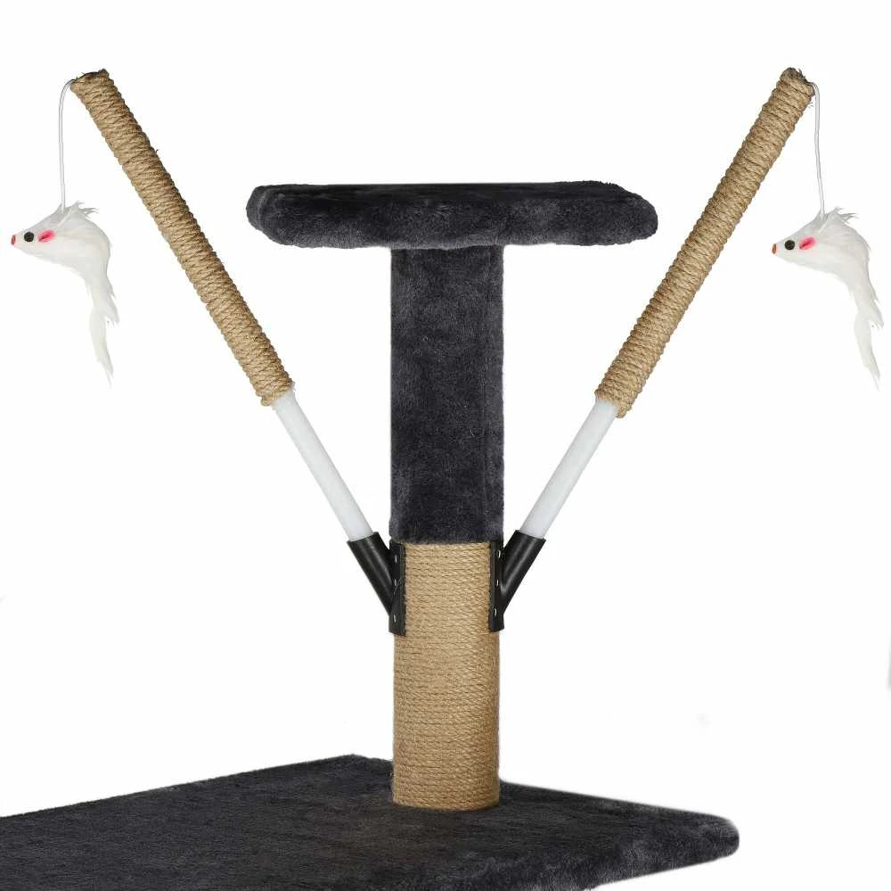 Kačių draskyklė Springos Multi-Level Cat House, 90 cm x 35 cm x 145