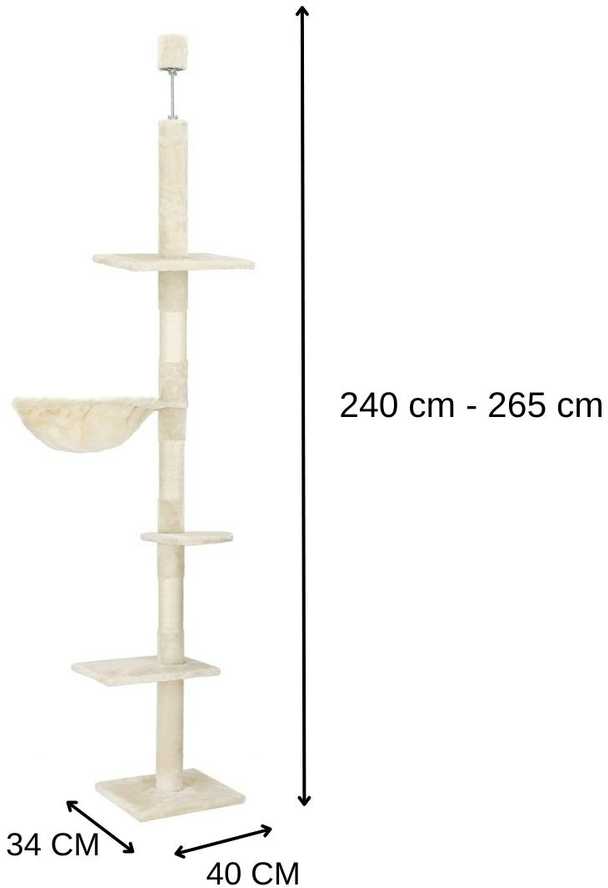 Springos Kačių draskyklė 240–265 cm, 5 lygiai