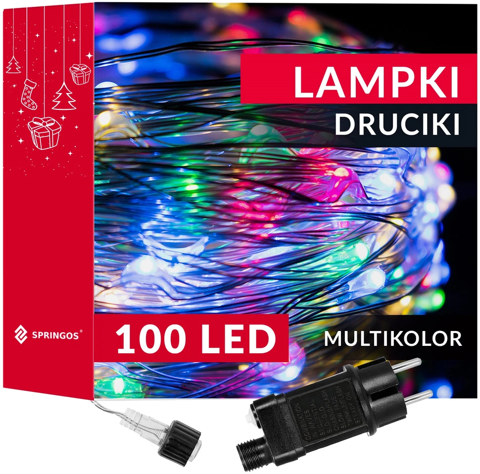 Dekoratyvinė girlianda Springos 100 LED, 10 m