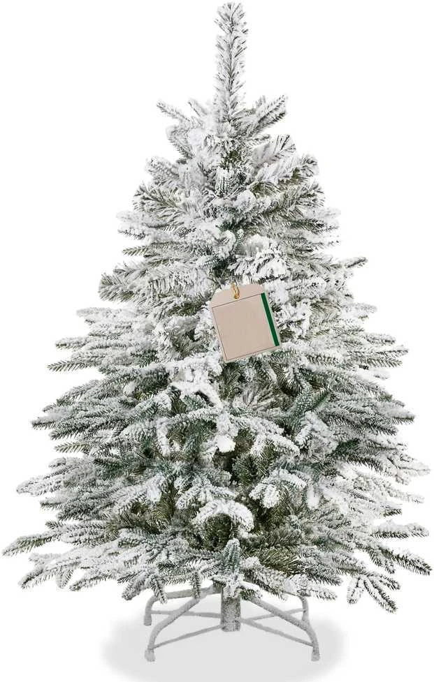 Dirbtinė kalėdinė eglutė Springos, snieguota, 120 cm