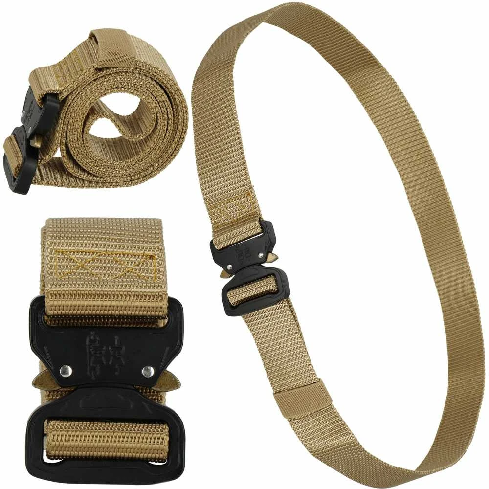 Taktinis diržas Springos CS0101 124 cm rudos spalvos