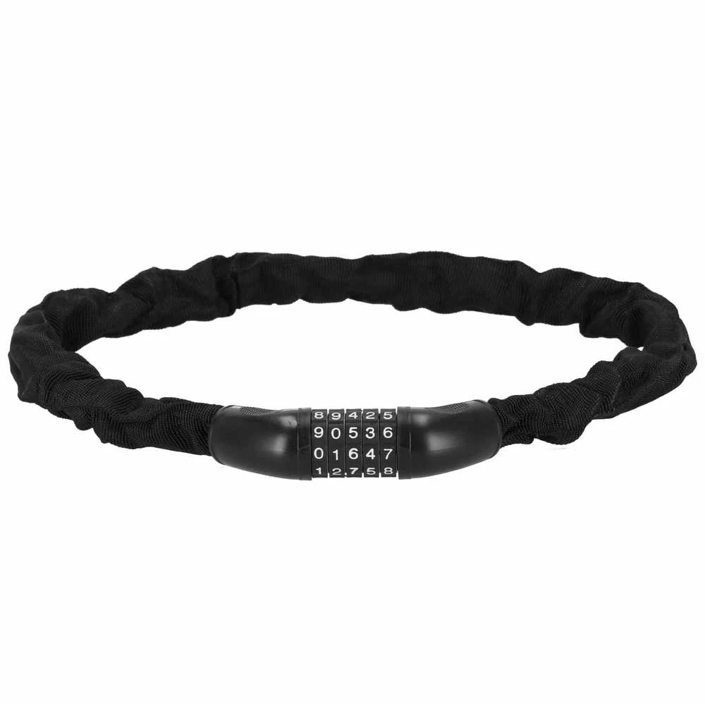 Dviračio spyna Springos BA0028, juoda, 98 cm