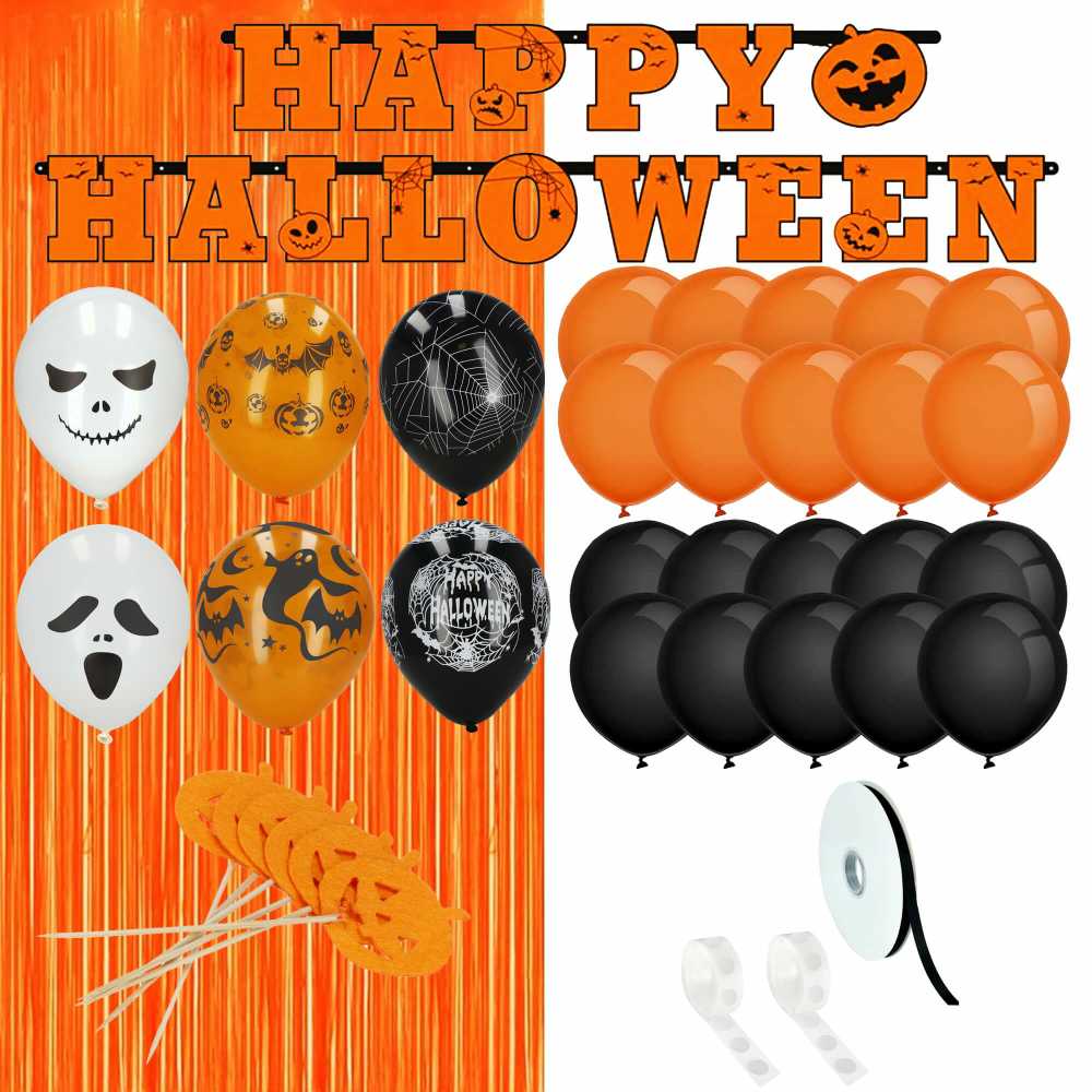 Springos HA5216 HELOWEEN DEKORACIJA 30 ELEMENTŲ.