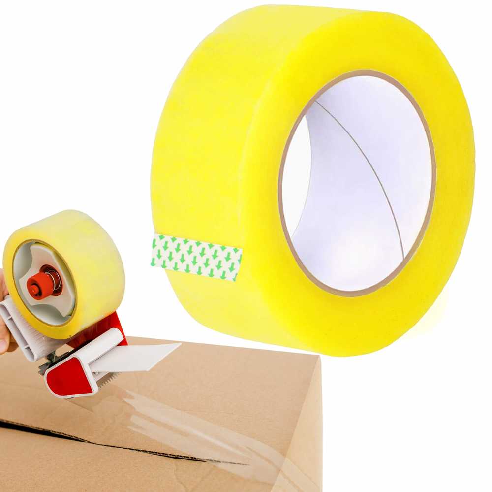 Isekleepuv teip Springos HA7502 4,8 cm x 100 m pakkimiseks, läbipaistev
