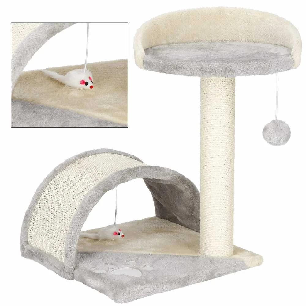 Kačių draskyklė su lova Springos 2 lygiai 37cm