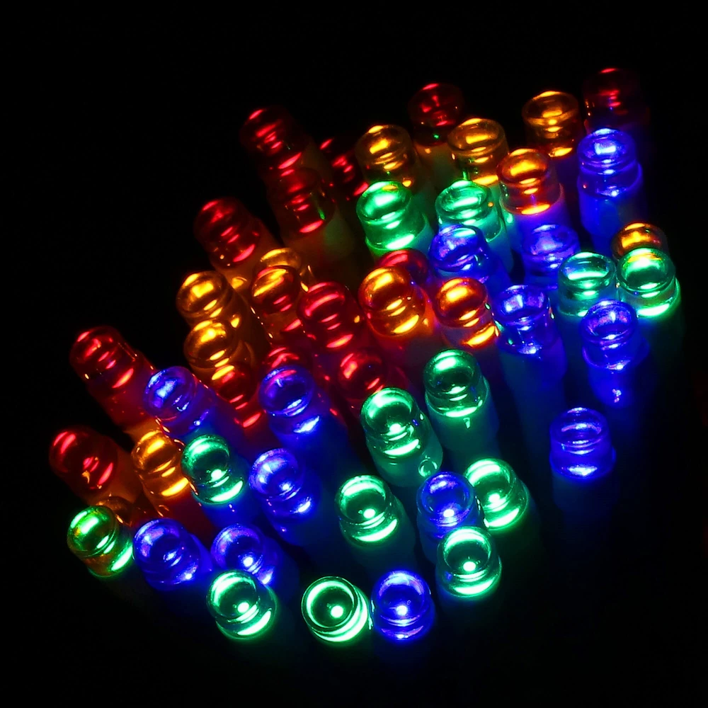 Kalėdinės lemputės Springos su programuotoju ir nuotolinio valdymo pultu, 9 m, 120 LED