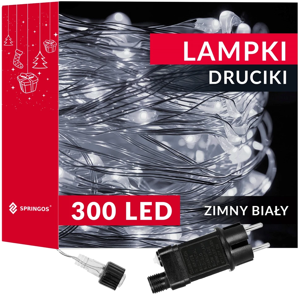 Kalėdinės lemputės Springos 300 LED, 30 m
