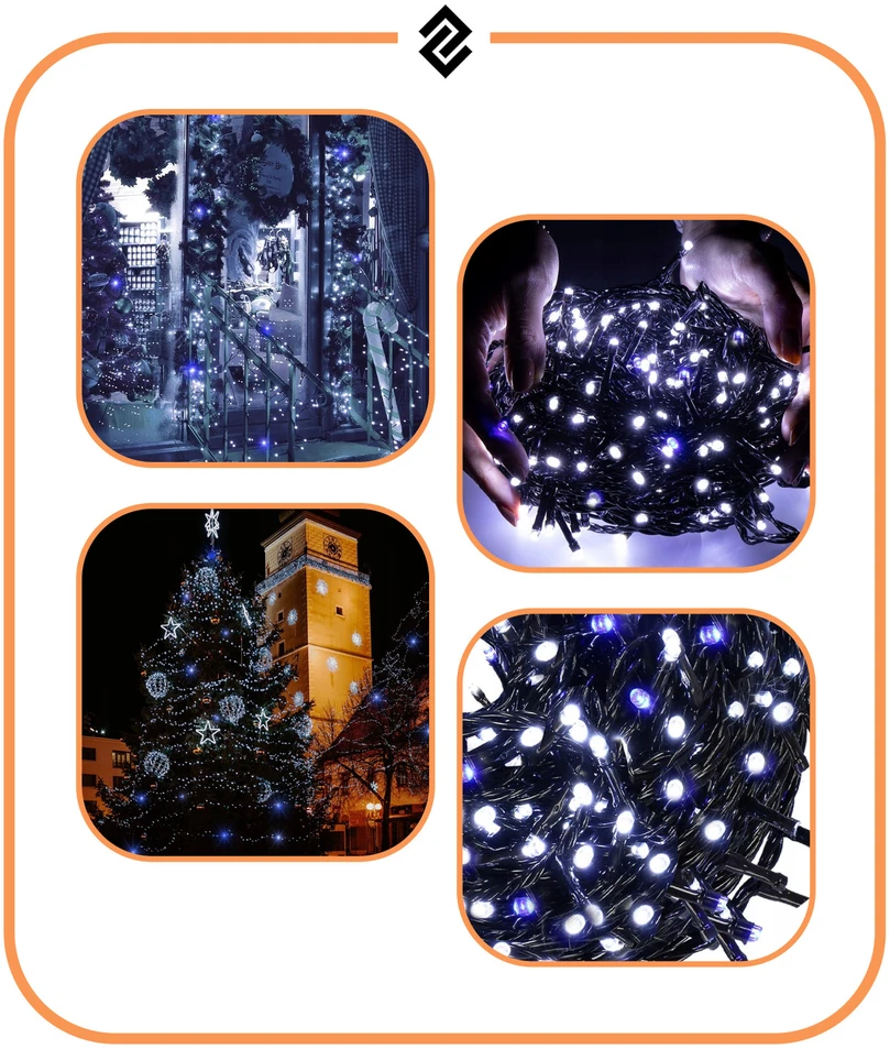 Kalėdinės lemputės Springos 300 LED 19,5 m